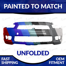NEW Painted 2008-2015 Mitsubishi Lancer Unfolded Front Bumper W/O Spoiler Holes picture