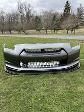 For 2008+ Nissan GTR GT-R R35 Carbon Fiber Front Bumper Lip Splitter An Air Dam picture