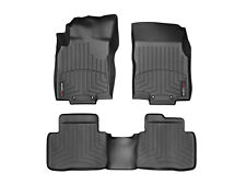 WeatherTech Custom FloorLiners for 2014-2020 Nissan Rogue - 1st & 2nd Row, Black picture