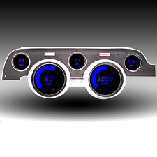 1967-1968 Ford Mustang Digital Dash Panel Cluster Gauges Blue LEDs Made In USA picture
