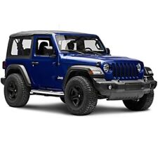 REDROCK 4x4 3-inchRound Curved Side Step Bars 18-22 Jeep Wrangler #2097 picture