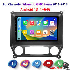 4-64GB Android 13 For Chevrolet Silverado GMC Sierra Carplay Car Radio WIFI GPS picture