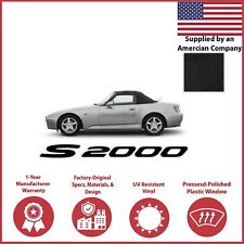 Fits Honda S2000 Convertible Soft Top Replacement With Plastic Window 1999-2001 picture