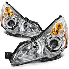 Pair Chrome Projector Headlight Assembly For 2010-2014 Subaru Outback & Legacy picture