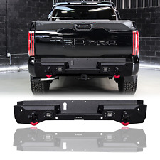 Vijay For 2022-2024 Toyota Tundra New Steel Rear Bumper With LED Lights&D-Rings picture