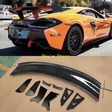 real carbon fiber rear trunk spoiler wing tail for mclaren 540c 570s gt4 style picture