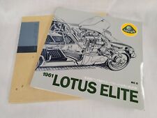 1961 LOTUS ELITE Car Graphic Book w/ Slipcase - Japan Import 1991 picture