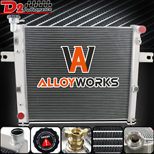 3 Row Aluminium Radiator For 1999-2004 Jeep Grand Cherokee 4.0L 242 L6 AT 2002 picture