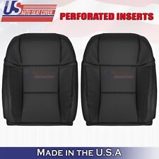 2013 to 2020 Fits Lexus GS350 F-Sport Driver &Passenger Tops Leather Cover Black picture