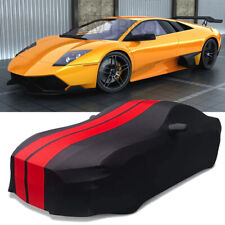 For Lamborghini Murcielago Car Cover Indoor Satin Stretch Dust-proof Custom Red picture