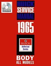 1965 Buick Body Service Shop Repair Manual Book Convertible Glass Trim Seals picture