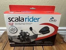 Cardo Scala Rider Q2 Pro Motorcycle Bike To Bike Intercom Communication UNTESTED picture