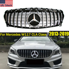 Silver GT R Grille W/Star Grill For Mercedes Benz W117 CLA200 CLA250 2013-2019 picture