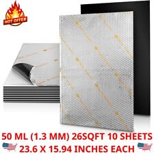 26 SqFt Car Sound Deadener Mat Proofing Thick Insulation Material Dynamat Noise picture