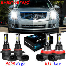 For Cadillac SRX 2010-2016 4PC LED Headlight Kit High&Low Beam Combo 6000K Bulbs picture