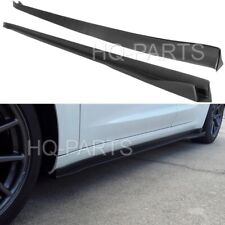 For 17-23 Tesla Model 3 IKON Style PP Matte Black Side Skirts Extension Pair picture