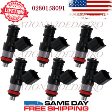 6x OEM Bosch Fuel Injectors for 07-12 Lincoln MKS Ford Flex Mercury Mazda 6 V6 picture