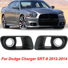 For Dodge Charger SRT-8 2012-2014 Pair Fog Light Lamp Chrome Bezel Cover Grilles picture