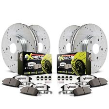 Powerstop K4042-26 4-Wheel Set Brake Discs And Pad Kit Front & Rear for Mustang picture