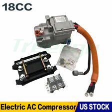  AC DC 12V 18CC Electric Compressor Set for Auto Air Conditioning Car Truck Bus picture