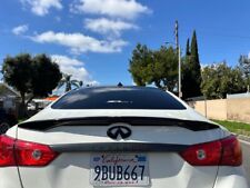 q50 spoiler gloss black 2014-2024 factory style  picture