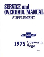1975 Cosworth Vega Shop Service Repair Manual Supplement picture