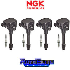 Set of 4 Ignition Coil & NGK Spark Plug 4PCS for 16-20 Honda Civic/ Fit L4 UF749 picture