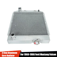 Radiator Aluminum 3 Row For 1960-65 Ford Falcon/Ranchero/Comet 64-66 Mustang AT picture