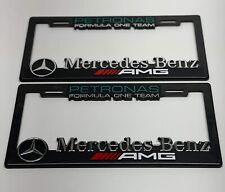 x2 for Mercedes Benz AMG Petronas Formula One Team Plastic License Plate Frame picture