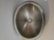 10 X 13 OVAL LIPPERT STAINLESS STEEL SINK SINGLE BOWL RV  picture