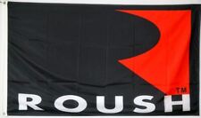 Flag - Roush Mustang Logo on Black 3' x 5' * Mustang * Ships FREE to the USA 🏴 picture