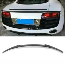 For Audi R8 Coupe 2008-2013 Carbon Fiber Rear Trunk Spoiler Boot Lid Wing picture