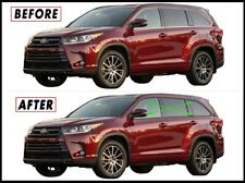 Chrome Delete Blackout Overlay for 2014-19 Toyota Highlander Window Trim  picture