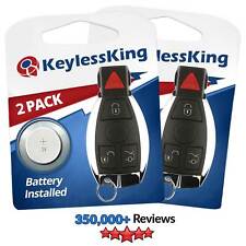 2 Replacement for Mercedes-Benz IYZ3317 Keyless Entry Remote Car Key Fob Control picture