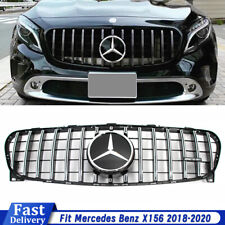 Silver GT R Front Grille Star For 2018-20 Mercedes Benz X156 GLA180 GLA250 Grill picture