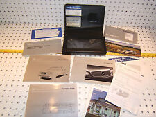 Mercedes 97 W140 320/420/500 Owner's 1 set of 10 Manual &Mercedes leather 1 Case picture