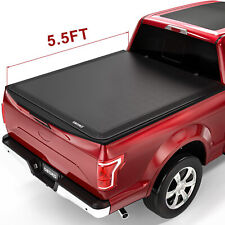 OEDRO Soft Roll Up 5.5ft Tonneau Cover for 2015-2024 Ford F-150 F150 Truck Bed picture