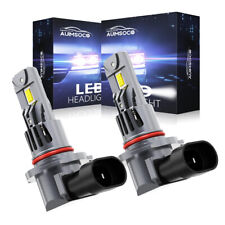 2PCs 9012 LED Headlight Kit High Low Beam Bulbs Bright White Wireless CANbus picture