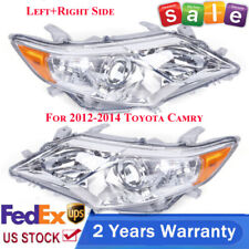 1 Pair Headlights For Toyota Camry LE SE XLE 2012 2013 2014 Left+Right Headlamps picture