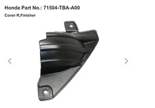 (1) BNIB Genuine OEM 16-21 Honda Civic Right Side Finisher Cover R 71504-TBA-A00 picture