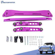 Purple Rear Lower Control Arm W/ Bar For 94-01 Acura Integra 92-95 Honda Civic picture