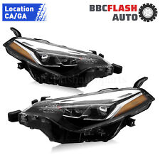 Pair Headlights For 2017 2018 2019 Toyota Corolla Headlamp SE XSE Left&Right LED picture