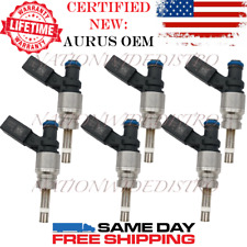 6x OEM NEW AURUS Fuel Injectors for 2008-2012 Audi A4 A5 Quattro A6 Q5 3.2L V6 picture