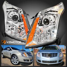 Fits 2010-2016 Cadillac SRX Halogen Projector Headlights Head Lamps Left+Right picture