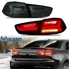 Smoke/Tinted LED Tail Light Sequential Indicator For 2008-2017 Mitsubishi Lancer picture