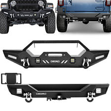 Front / Rear Bumper for 2018-2024 Jeep Wrangler JL & Unlimited w/ Led Lights picture
