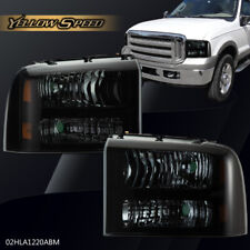 Smoke Lens Headlights Lamps Fit For 2005-2007 Ford SuperDuty F250 F350 picture