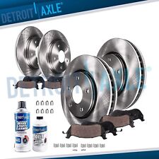Front Rear Disc Rotors + Brake Pads for 2011 2012 - 2014 Ford Edge Lincoln MKX picture