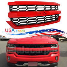 For Chevrolet Silverado 1500 2016-2018 Red Hot Front Bumper Grille Upper Grill picture
