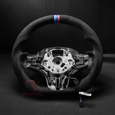 Real Alcantara Leather  Customized Sport Steering Wheel For BMW G30 530 W/Heated picture